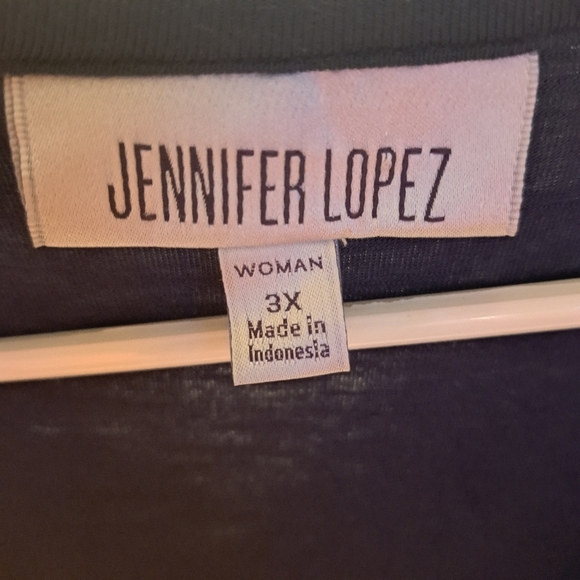 Jennifer Lopez women's size 3X navy tank top, New - Picture 6 of 9